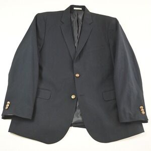 Architect 42S Black Gold Button Mens Blazer‎ Suit Jacket Sport Coat